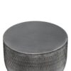 Johnsen - Metal Coffee Table - Antique Silver - Image 3