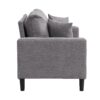 Modern Upholstered 2 Piece Sofa Set With 3 Seater And 2 Seater For Living Room - Light Gray - Image 13
