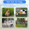 Dog Pens Outdoor Height Foldable 12 Panels Heavy Duty Portable Dog Playpen Indoor Anti Rust Exercise Dog Fence With Doors For Pets Play Pen For RV Camping Yard - Black - Image 5