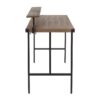 Gia - Industrial Counter Table - Black / Brown - Image 2