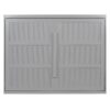 Queen Size Murphy Wall Bed Modern Design With LED Lights - Gray - Image 9