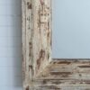 Full Length Rectangle Floor Mirror With Distressed Wood Frame - Brown - Image 7