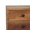 Mini 2 Drawer Nightstand - Oak - Image 6
