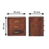 Luca - Nightstand - Brown - Image 3