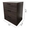 Morgan - Farmhouse 6 Drawer Jumbo Dresser Extra Deep Storage - Espresso - Image 7