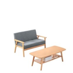 Bahamas - Coffee Table And Loveseat (Set of 2) - Gray