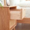 Bedside Cabinet, Modern Simple Nightstands North America - Oak - Image 3