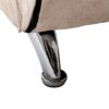 Linen Massage Chaise Lounge Indoor With Remote Control, Ergonomic Electric Massage Lounger - Beige - Image 19