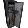 9.33 Cubic Ft Tall Biometric Rifle Safe - Black - Image 4