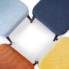 Juliana - Mid-Century Modern Dining Chair (Set of 2) - Brown / Yellow - Image 6