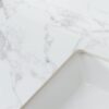 Elegant Sintered Stone Bathroom Vanity Top With Rectangular Undermount Ceramic Sink And Backsplash - White - Image 4