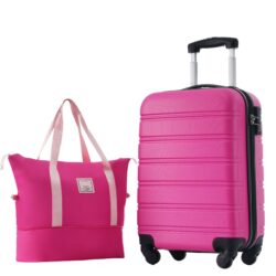 Hardshell Luggage Sets 20" / Bag Spinner Suitcase With Tsa Lock Lightweight - Pink