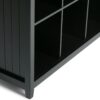 Acadian - 9 Cube Bookcase And Storage Unit - Black - Image 5