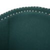 Modern Upholstered Swivel Club Chair With Nailhead Trim - Green - Image 12