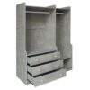 Open Wardrobe Storage For Bedroom - Gray - Image 3