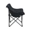 2 Pieces Outdoor Portable Folding Camping Chairs With Carry Bag - Black - Image 10