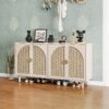 4 Door Cabinet, Suitable For Bedroom - Natural - Image 4