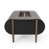 Vernon - Rectangle Fire Pit 50, 000 Btu - Dark Gray - Image 14