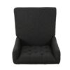 Contemporary Dining Chair (Set of 2) With Tufted Design - Charcoal - Image 12