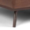 Owen - Extra Large Square Coffee Table Storage Ottoman - Distressed Saddle Brown - Image 6