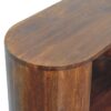 Cortez - T Bar Open Slot Cabinet - Dark Brown - Image 7