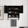 Bathroom Cabinet - Black - Image 3