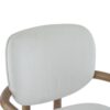 Dining Chairs (Set of 2) Upholstered Arm Chairs, Rubber Wood Accent Chairs - White - Image 15
