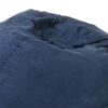 Comfortable High Density Shredded Foam Bean Bag Chair With Removable Microsuede Cover - Midnight Blue - Image 3