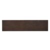 Modern Industrial Outdoor Aluminum Dining Bench With Steel Frame - Brown / Black - Image 8