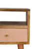 Mini Blush Hand Painted Bedside Table - Blush - Image 5