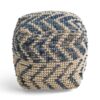 Alina - Wool And Cotton Pouf - Natural - Image 2