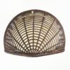 Cutter Teardrop Patio Chair With Water Resistant Cushion - Multi / Brown / Beige - Image 9