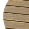 Outdoor Table With Slat Panel Table Top - Gray - Image 7