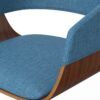 Lowell - Adjustable Swivel Bar Stool - Blue - Image 7