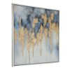 Modern Oil Painting, Square Framed Wall Art For Living Room Dining Room Office - Multicolor - Image 6