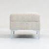 Modular Sectional Sofa Square Ottoman Module, Storage Ottoman Footrest - Beige - Image 2