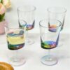 Halo Leadingware Oval Plastic Wine Glasses (Set of 4), Unbreakable Bpa Free Acrylic, 12Oz - Clear - Image 3