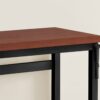 Computer Desk, Home Office, Standing, Adjustable, Laptop, Contemporary & Modern - Cherry - Image 10