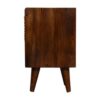 Manila - Mini 1 Drawer Nightstand - Chestnut - Image 8