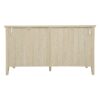 Hollowed Out Cabinet With 4 Doors, Suitable For Bedroom - Natural - Image 11
