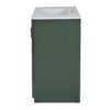Bathroom Vanity With Ceramic Sink Combo, Frame Bathroom Storage Cabinet, Freestanding Vanity Set With 3 Drawers & Soft Closing Doors - Green - Image 16