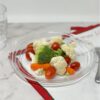 Designer Swirl Plastic Dessert Plates (Set of 4) Crystal Clear Bpa Free Dishwasher Safe 9" - Clear - Image 2