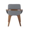 Cosmo - Mid-Century Chair - Walnut / Gray - Image 4