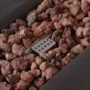 Custer - Rectangular Fire Pit 50, 000 Btu Magnesium Oxide - Brown - Image 11