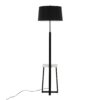 Cosmo - Shelf Contemporary / Glam Floor Lamp - Black - Image 3