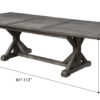 Rusti - Dining Table With Butterfly Leaf - Gray - Image 5
