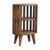 Ariella - Double Shelf Nightstand - Oak - Image 5