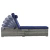Outdoor Sofa Pe Rattan Furniture Deck Chair - Gray - Image 13