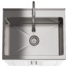 Darwin - Deluxe Laundry Cabinet With Pull-Out Faucet And Stainless Steel Sink - White - Image 7