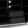 Acadian - Tall TV Media Stand - Black - Image 4